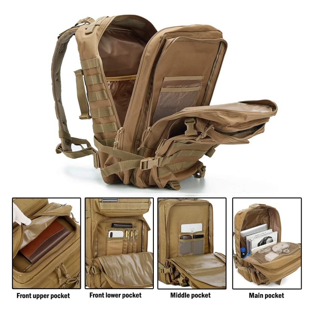 Tactical 45L Molle Rucksack Backpack - Image 24