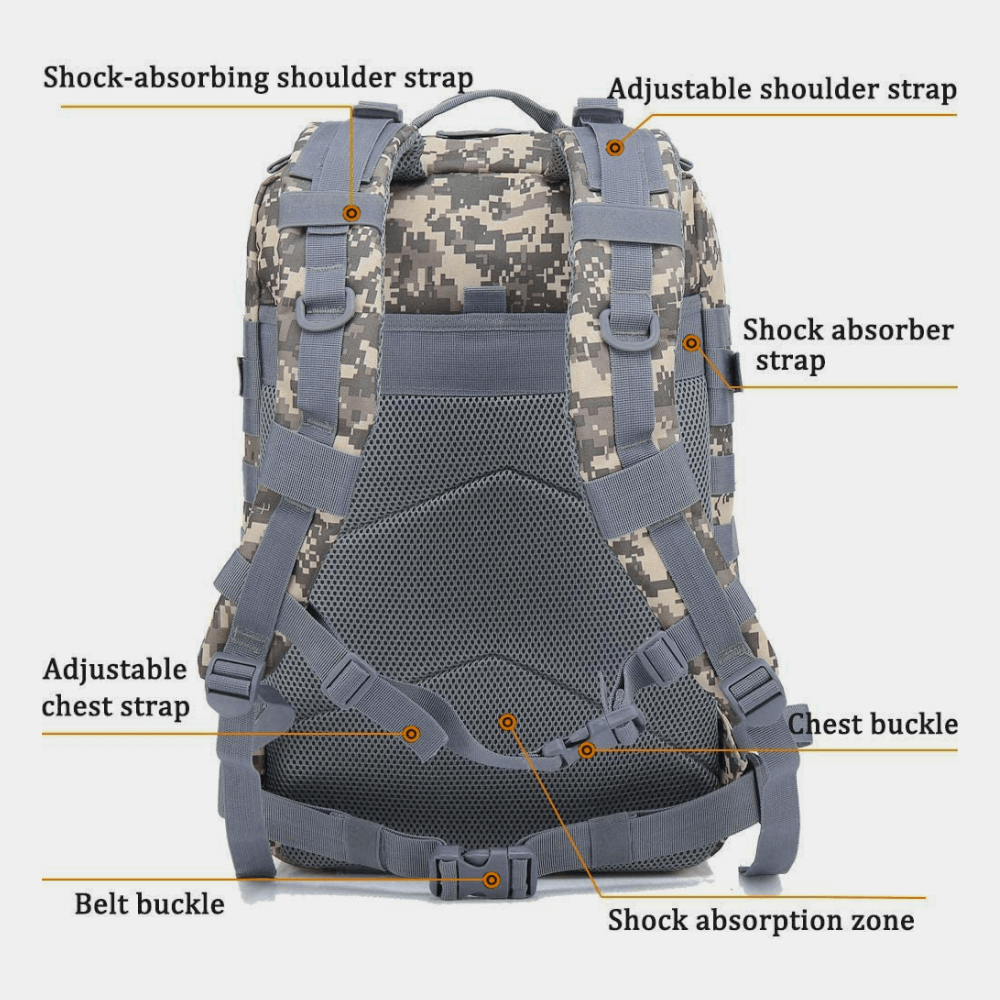 Tactical 45L Molle Rucksack Backpack - Image 31