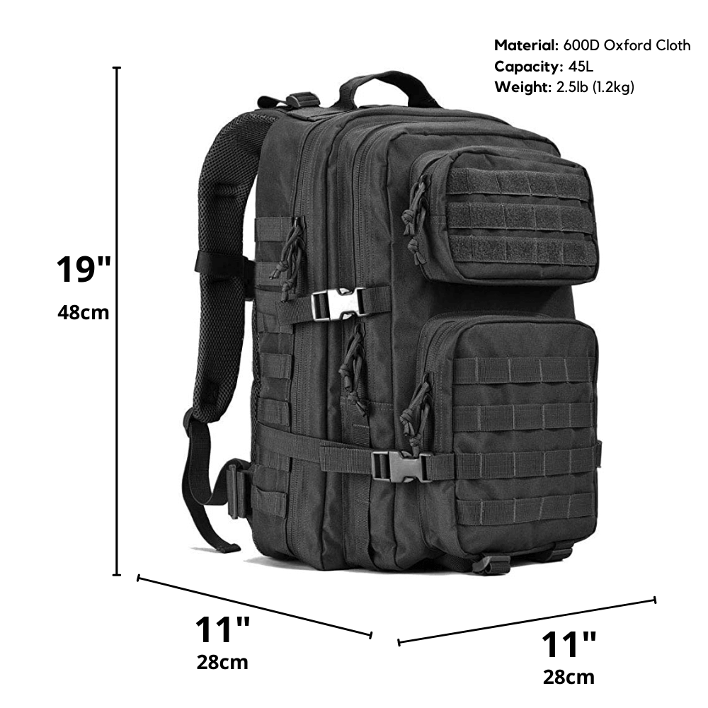 Tactical 45L Molle Rucksack Backpack - Image 34